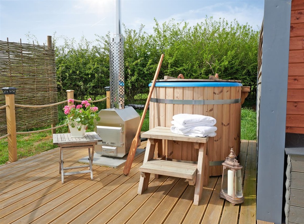Hot tub at Rosebank House in Banbury, Oxfordshire