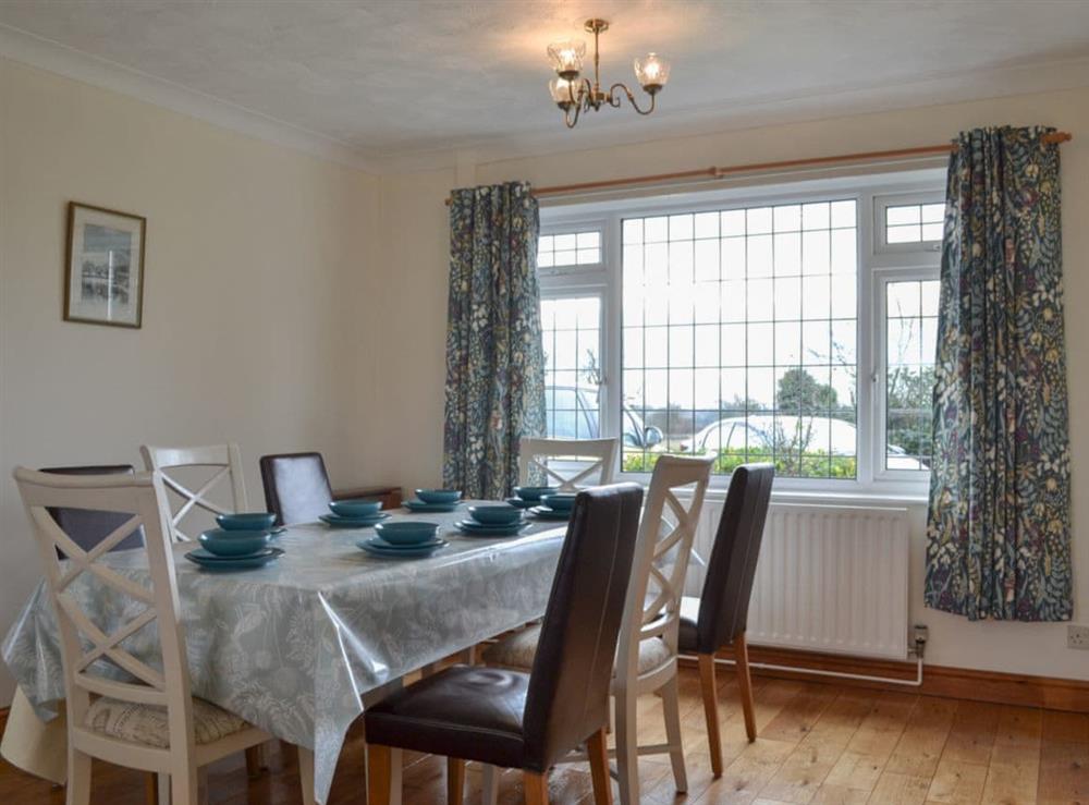 Dining area at Roseberry View in Stillington, near York, North Yorkshire