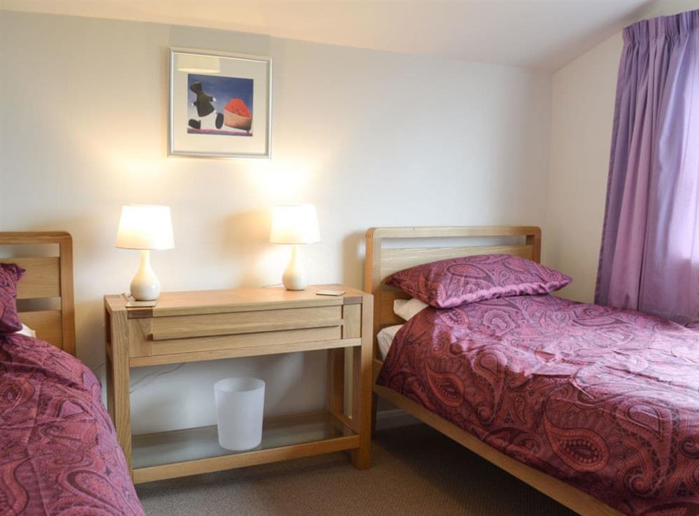 Twin bedroom at Roseberry View in Stillington, near York, North Yorkshire