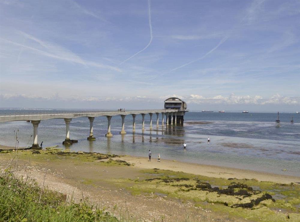 Local beach and pier at Rosedene in Bembridge, Isle Of Wight