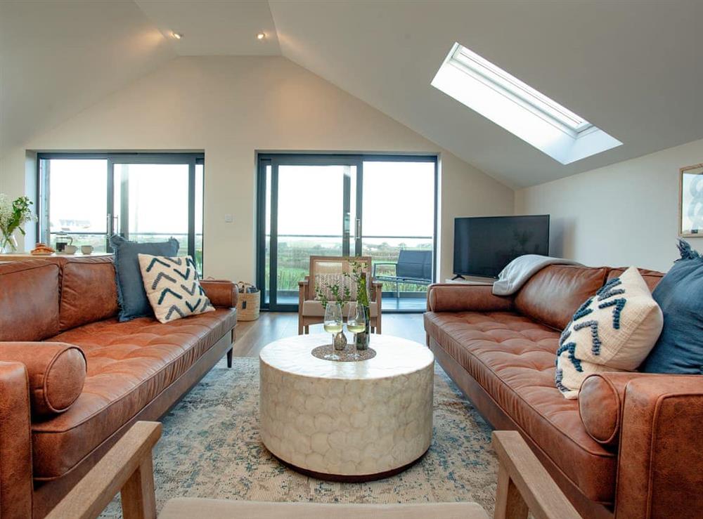 Living area at Rosefern in Tintagel, Cornwall