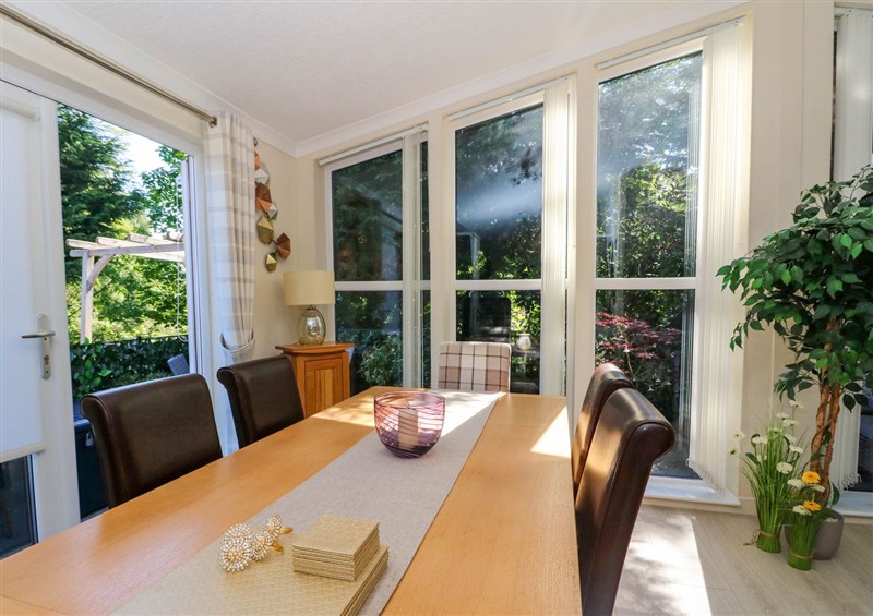 Dining room at RoseGrace Lodge, Auchterarder
