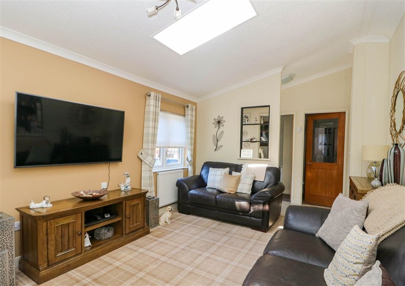 Relax in the living area at RoseGrace Lodge, Auchterarder
