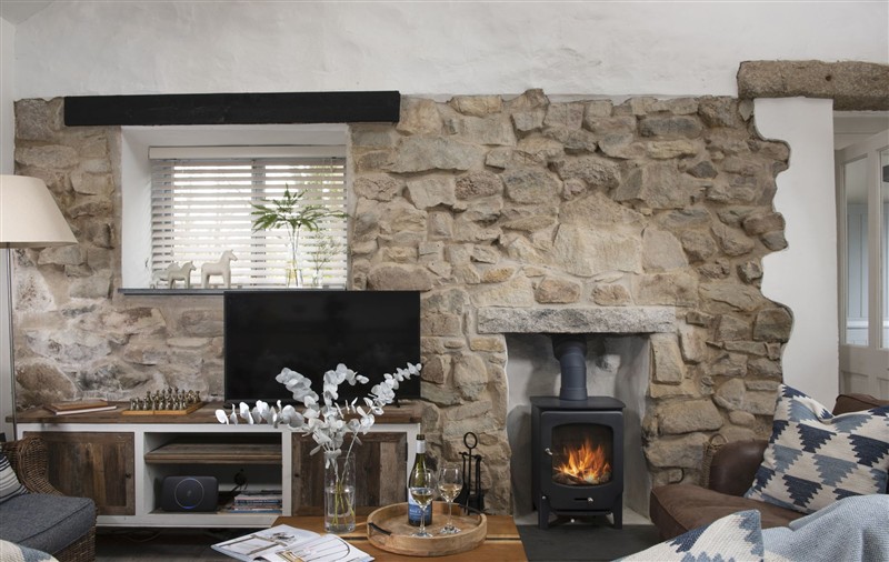 Inside Rosehendra at Rosehendra, Cornwall