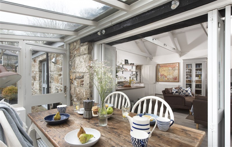Relax in the living area at Rosehendra, Cornwall
