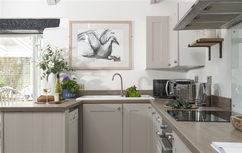 The kitchen at Rosehendra, Cornwall