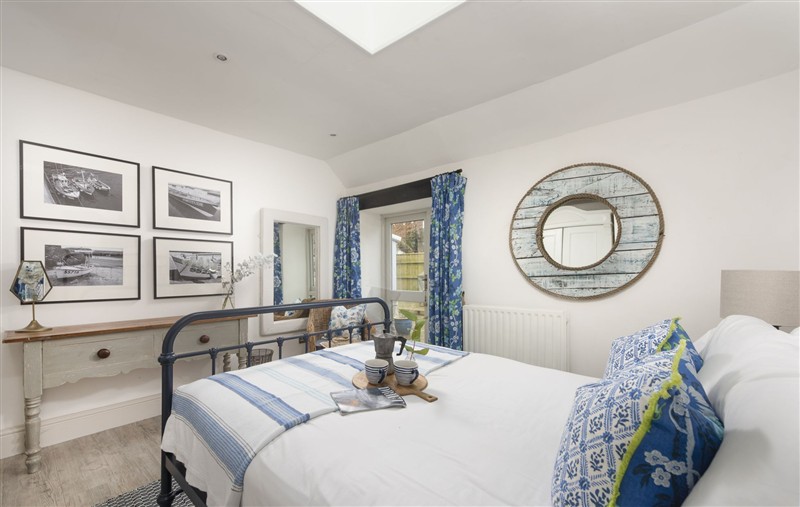 This is a bedroom at Rosehendra, Cornwall