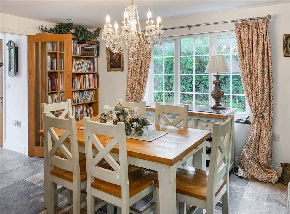 Dining Area at Rosehill in Truro, Cornwall
