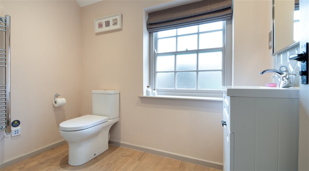 The shower room (photo 2) at Roseland Porth Farm Cottage in Truro, Cornwall