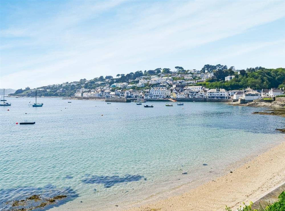 The view in front of the property at Roseland View in St Mawes, Cornwall