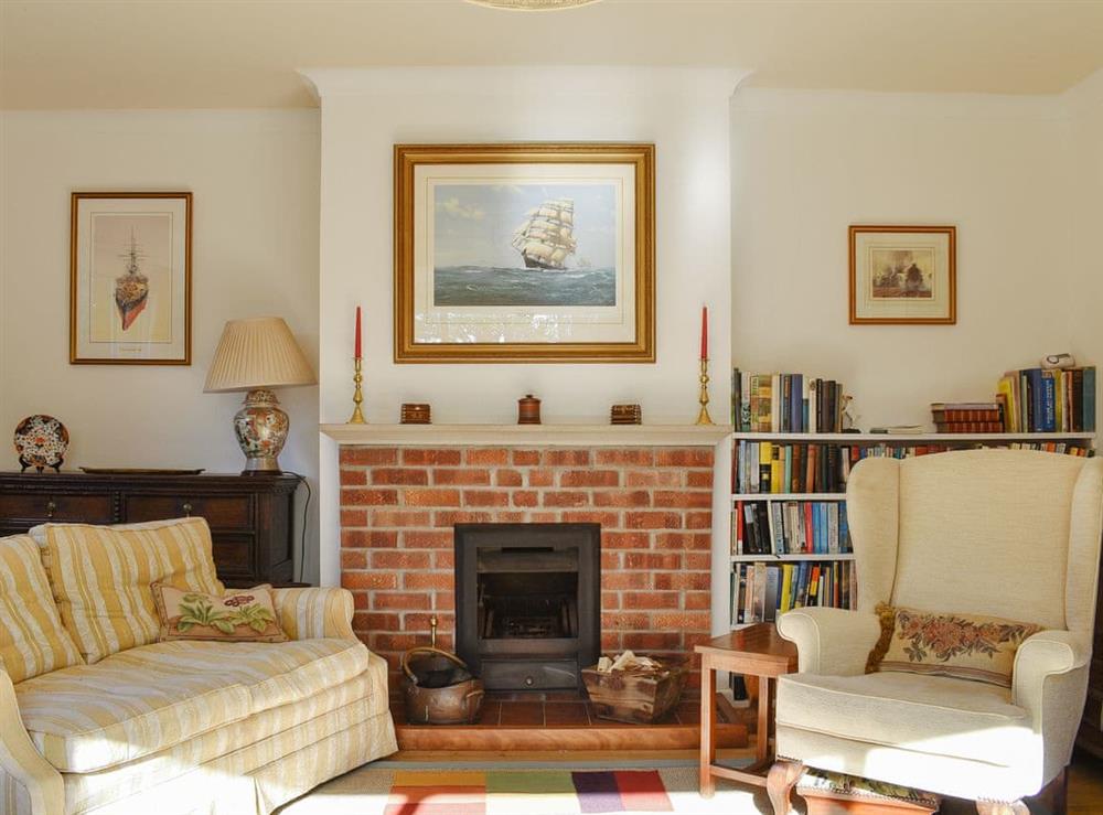 Living room at Roselands in Dorchester, Dorset