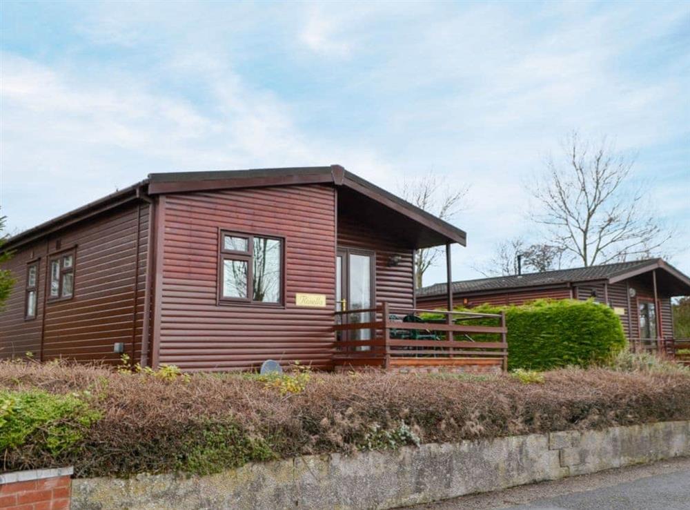 Attractive holiday lodge chalets at Rosella in Moota, near Cockermouth, Cumbria