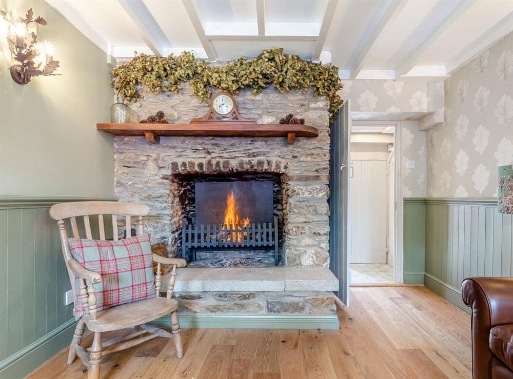 Living area at Rosemary Cottage in Bere Alston, Devon