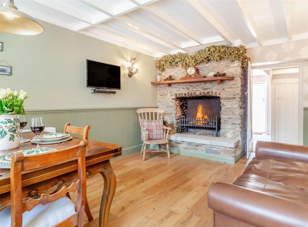 Living room/dining room at Rosemary Cottage in Bere Alston, Devon