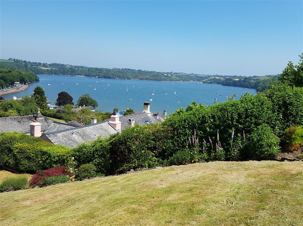 Rosemary Cottage sits elevated overlooking the beautiful River Dart at Rosemary Cottage, Dittisham