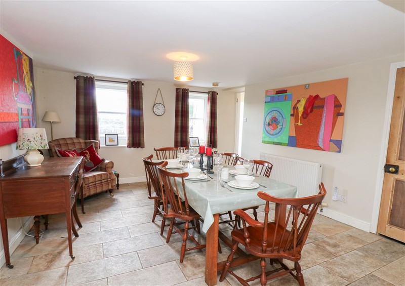 The dining area at Rosemary Cottage, Redmire near Leyburn