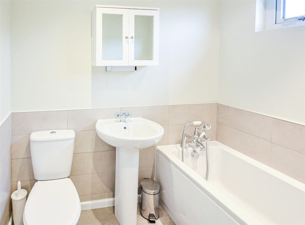 Bathroom at Rosemary Cottage in St Mawes, Cornwall