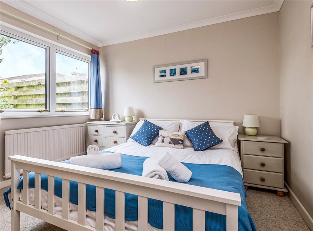 Bedroom at Rosemary Cottage in St Mawes, Cornwall