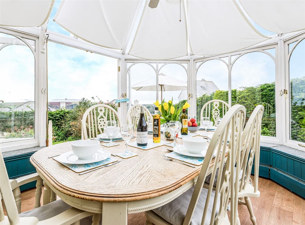 Dining Area at Rosemary Cottage in St Mawes, Cornwall