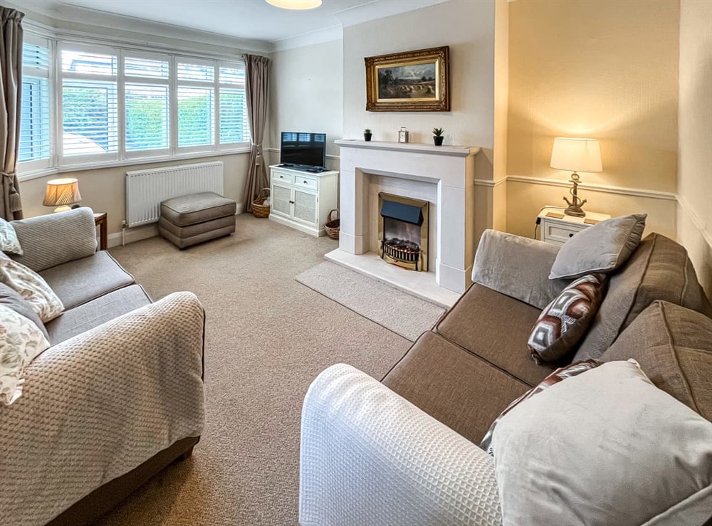 Living area at Rosemary House in Broadstairs, Kent