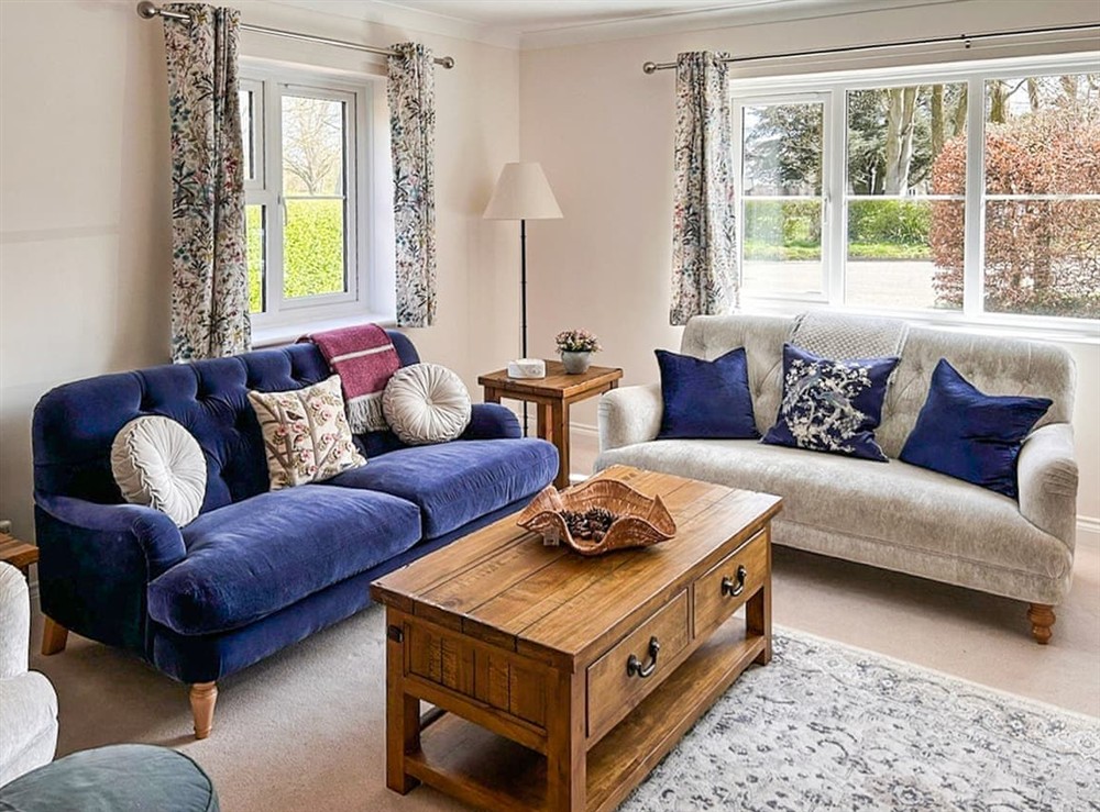 Living area at Rosemeade in Hessett, near Bury St Edmunds, Suffolk
