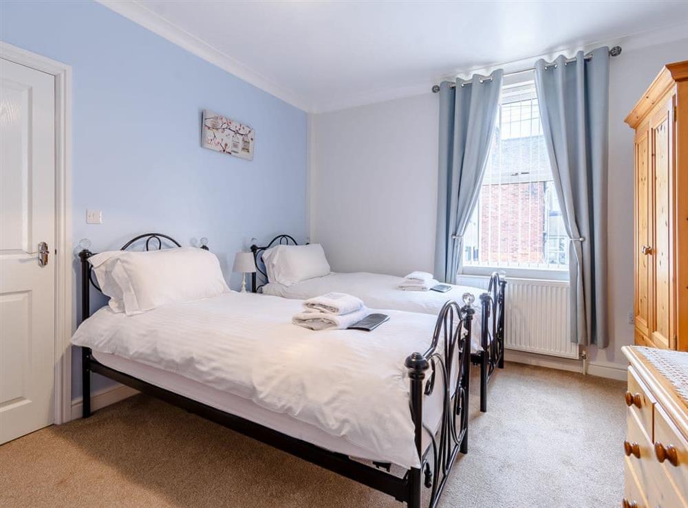Twin bedroom at Rosemill in Whitby, North Yorkshire