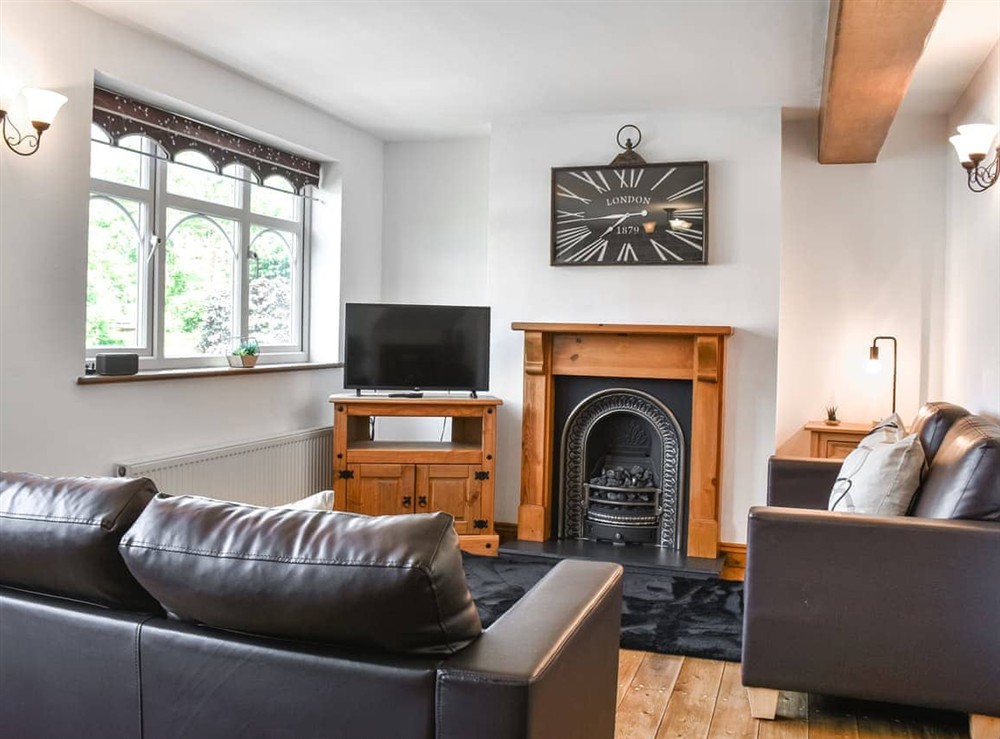 Living area at Rosemount Lodge in Whitby, North Yorkshire