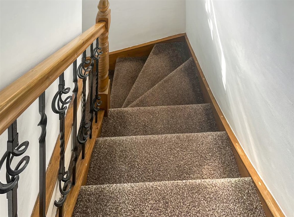 Stairs at Rosemount Lodge in Whitby, North Yorkshire