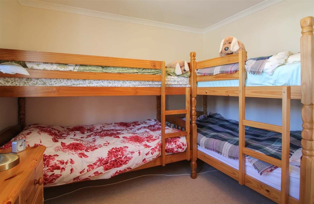 Bunk bedroom at Rosemullion in St Mawes, Cornwall