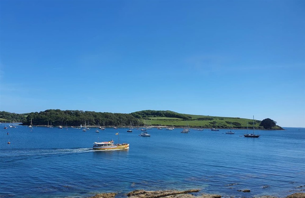 Outdoor area at Rosemullion in St Mawes, Cornwall