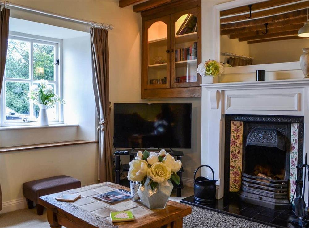 Living room at Roses Cottage in Santon, near Holmrook, Cumbria