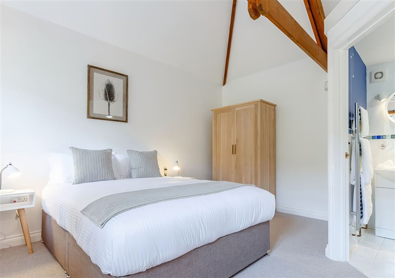 One of the bedrooms at Roses Stable, Bodrean near Truro