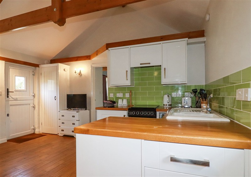 This is the kitchen at Roses Stable, Bodrean near Truro