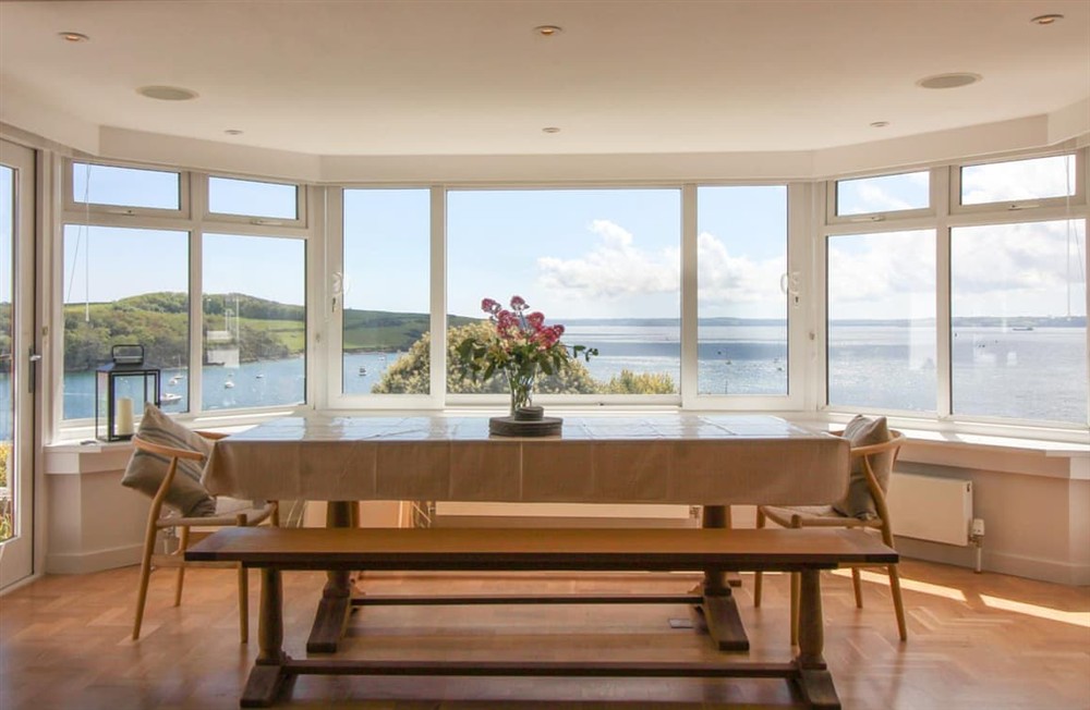 Dining Area at Rosevean House in St Mawes, Cornwall