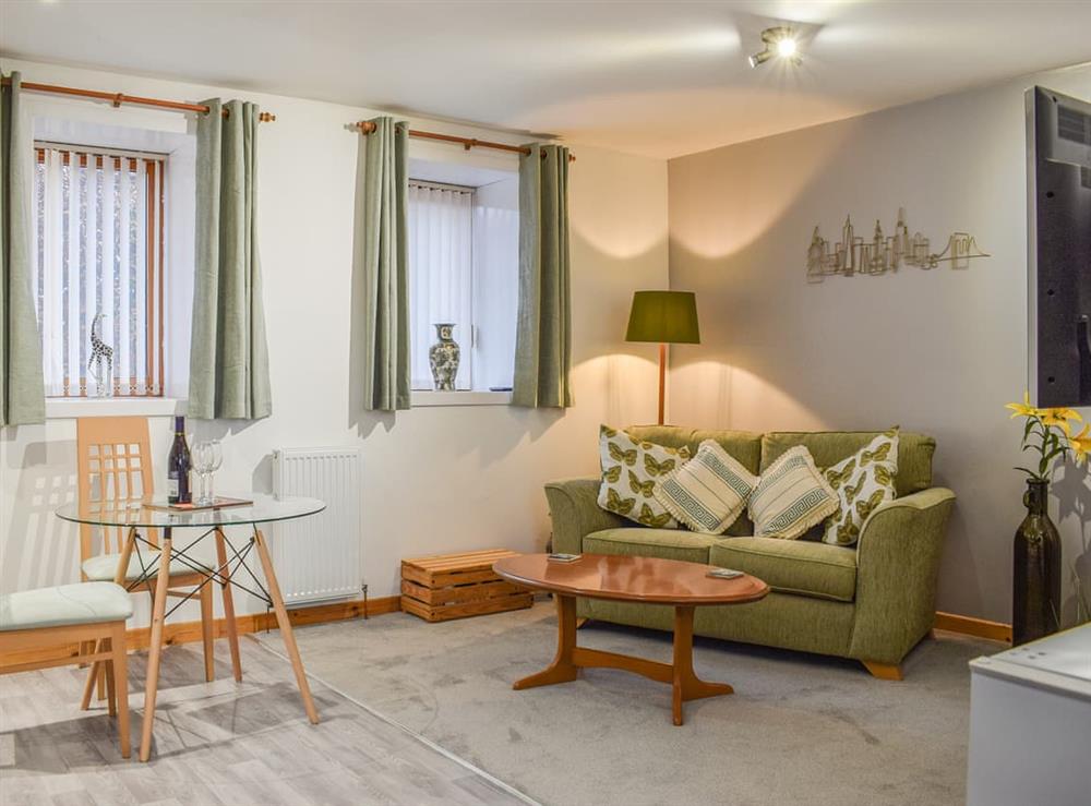 Open plan living space at Roseville Annex in Cupar, Fife