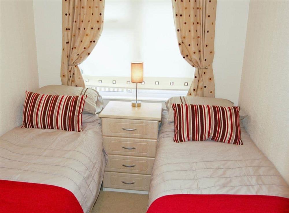 Twin bedroom at Rosewater Lodge in St Teath, Cornwall