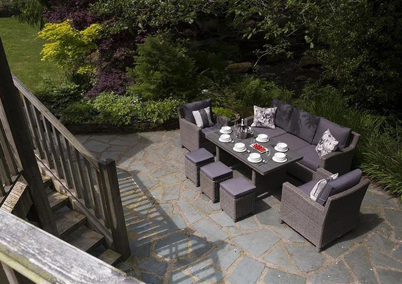 Enjoy the garden at Rosewood by the River, Ambleside