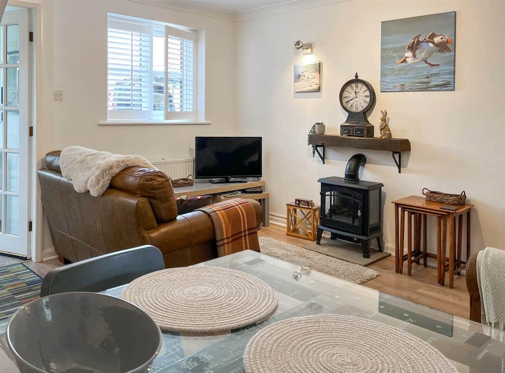 Living area at Rosewood Cottage in Flamborough, North Humberside