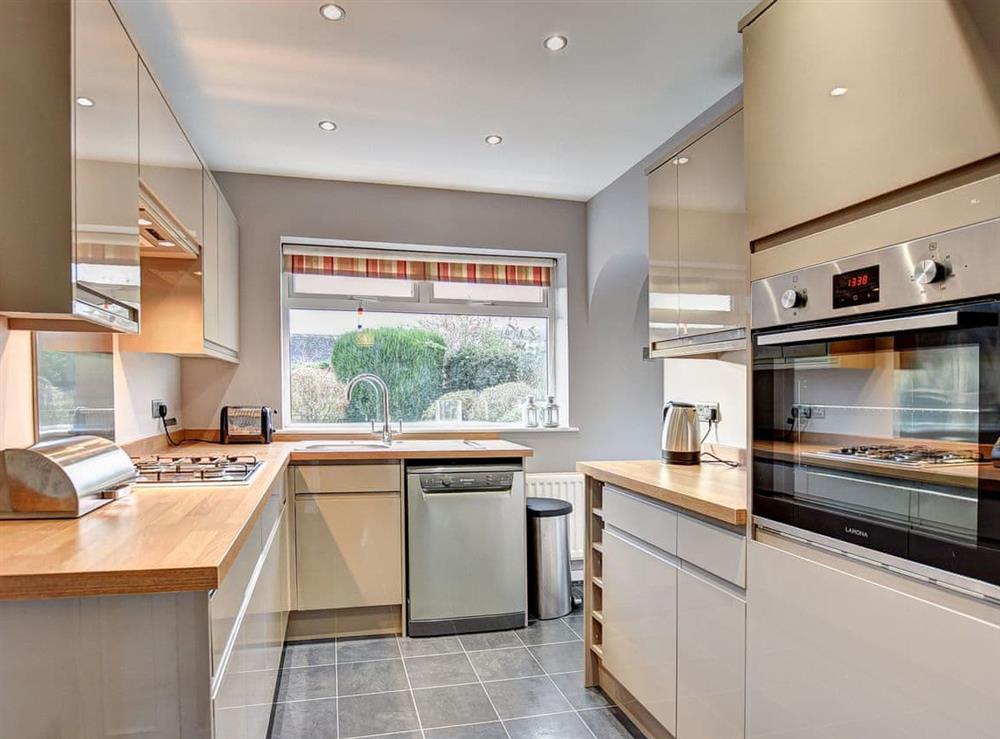 Well-equipped fitted kitchen at Roseworth in Keswick, Cumbria