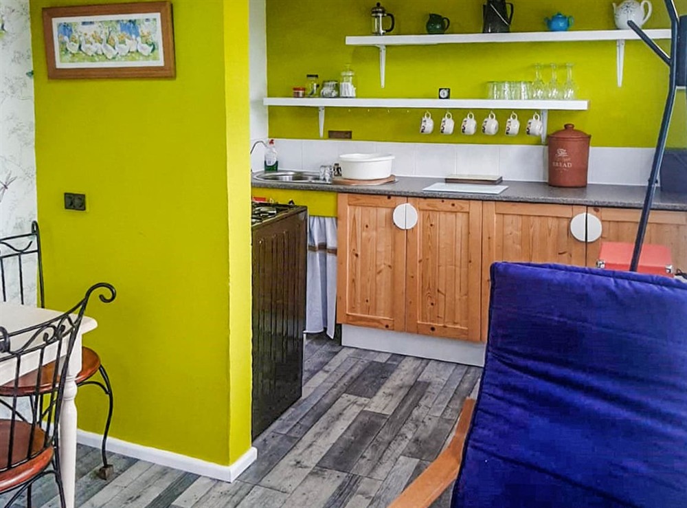 Kitchen at Rosie in Llanybydder, near Llandovery, Dyfed