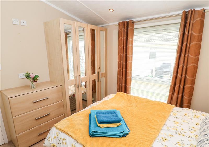 One of the 3 bedrooms at Rosies Chalet, High Hesket near Armathwaite