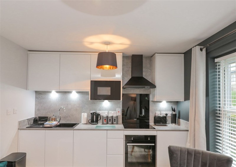 This is the kitchen at Rosies Retreat, Filey