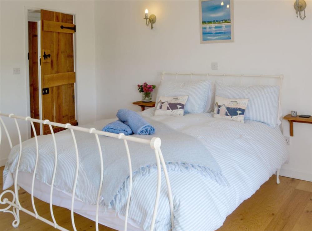 Comfortable double bedroom at Roskear in Crackington Haven, near Bude, Cornwall