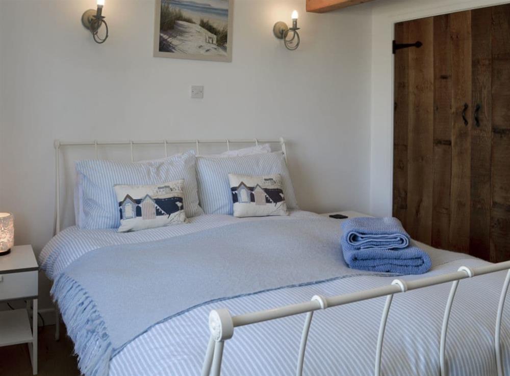 Peaceful master bedroom at Roskear in Crackington Haven, near Bude, Cornwall