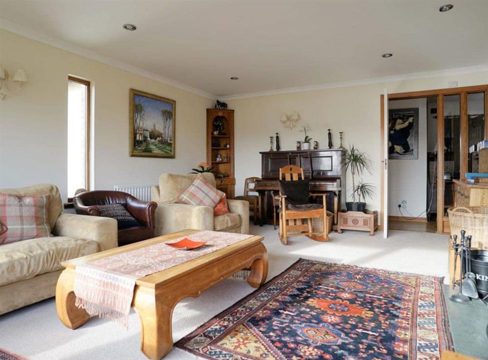Comfortable living room at Rosmuire in Shandon, near Helensburgh, Dumbartonshire