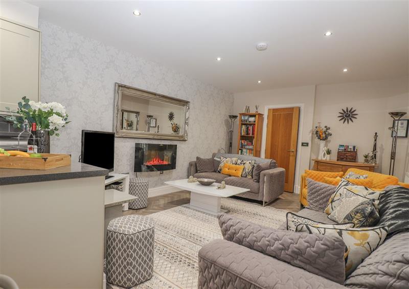 The living area at Rossett Holme, Ambleside