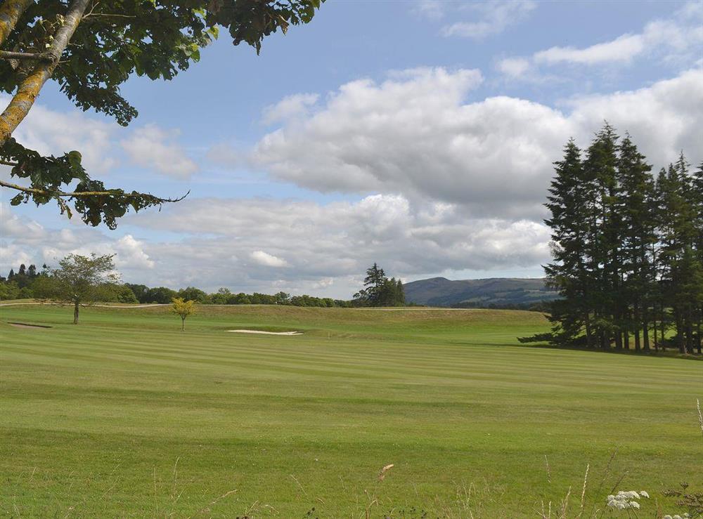 Gleneagles golf course at Rossie Cottage in Auchterarder, near Gleneagles Village, Perthshire