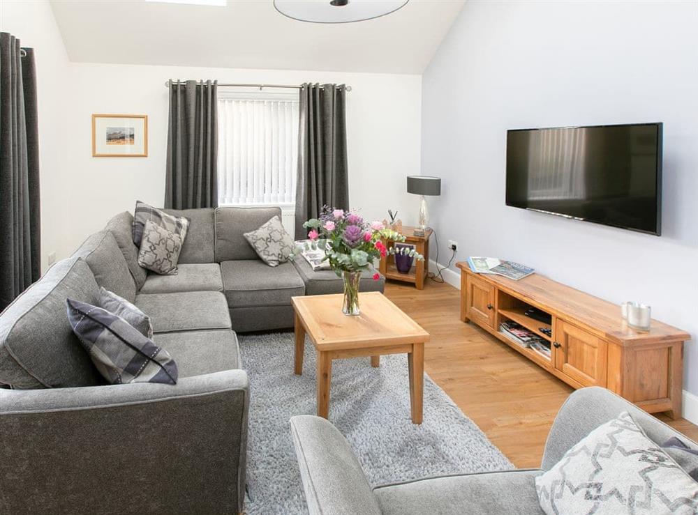 Well presented living room at Rossie Cottage in Auchterarder, near Gleneagles Village, Perthshire