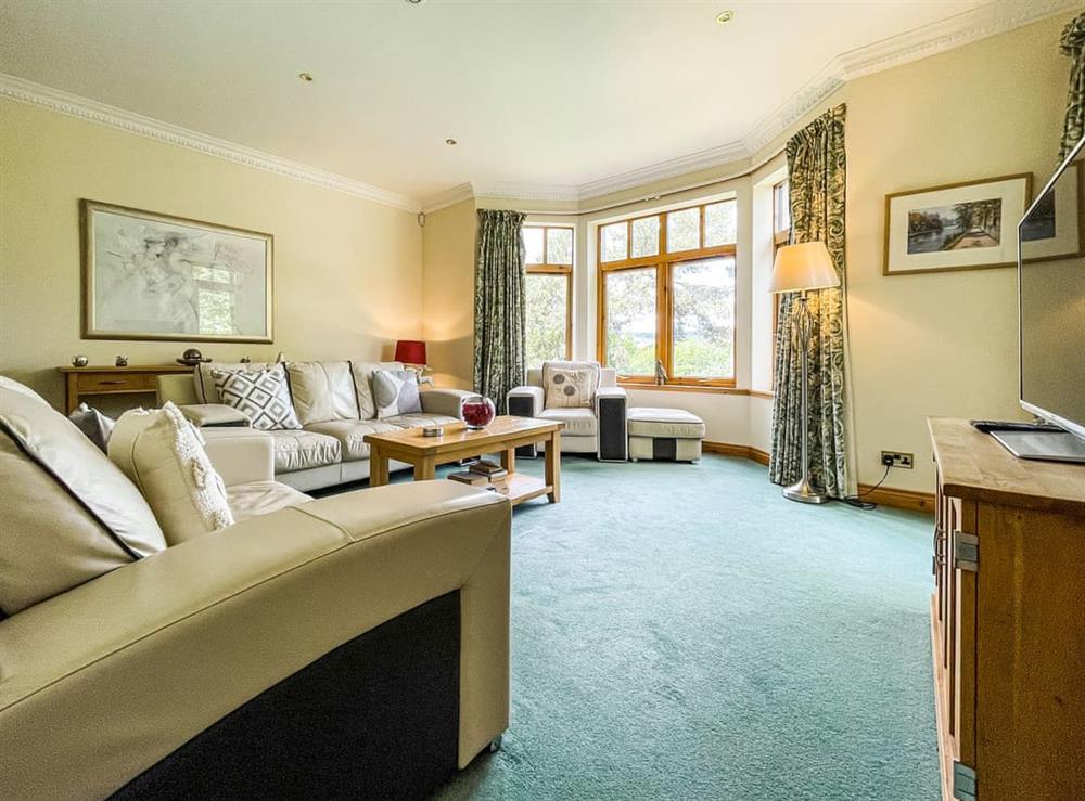 Living room at Rossie Lodge in Inverness, Inverness-Shire