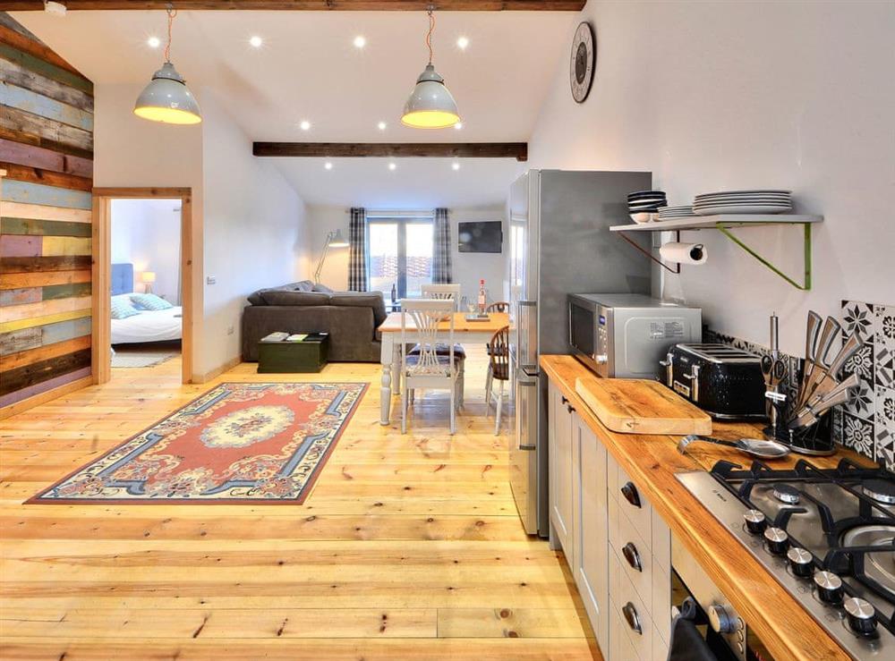 Contemporary styled kitchen area (photo 2) at Dornfelder, 